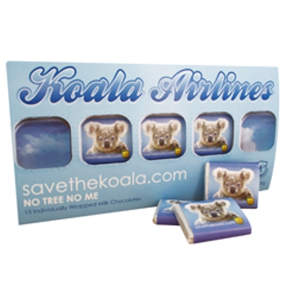 Belgian Delights - Qld Chocolates - Koala Airlines Napolitains (18pcs)