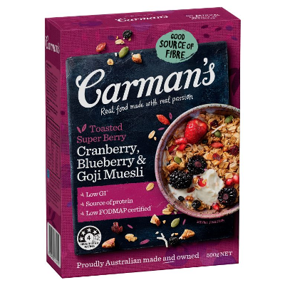 Carmans - Muesli - Retail - Superberry