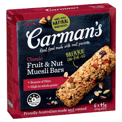 Carmans - Muesli Bars - Classic Fruit