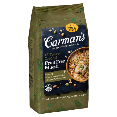 Carmans - Muesli - Bulk - Original Fruit Free