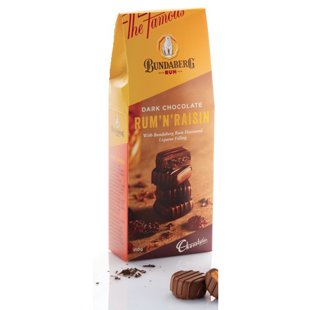 Chocolatier - Bundaberg Rum & Raisin Gift Box