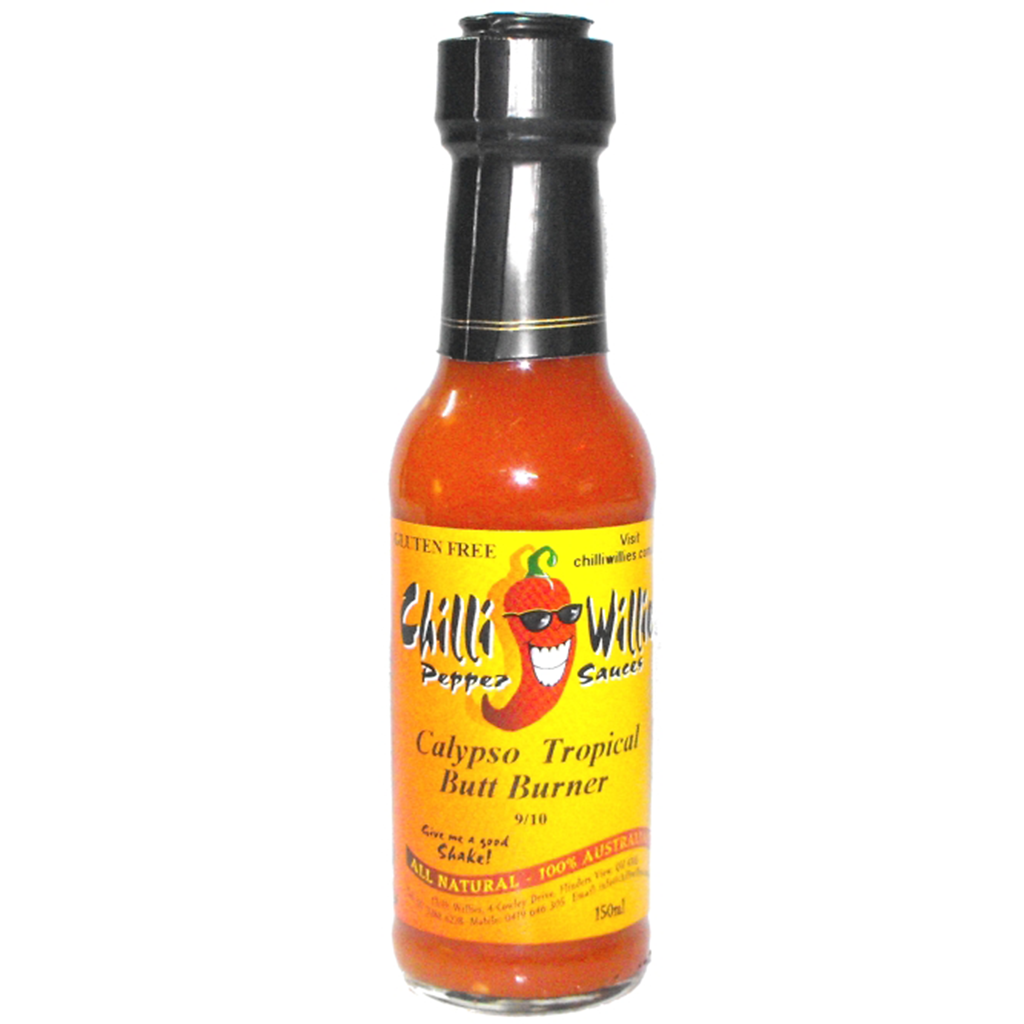 Chilli Willies - Pepper Sauce - Calypso Tropical Butt Burner