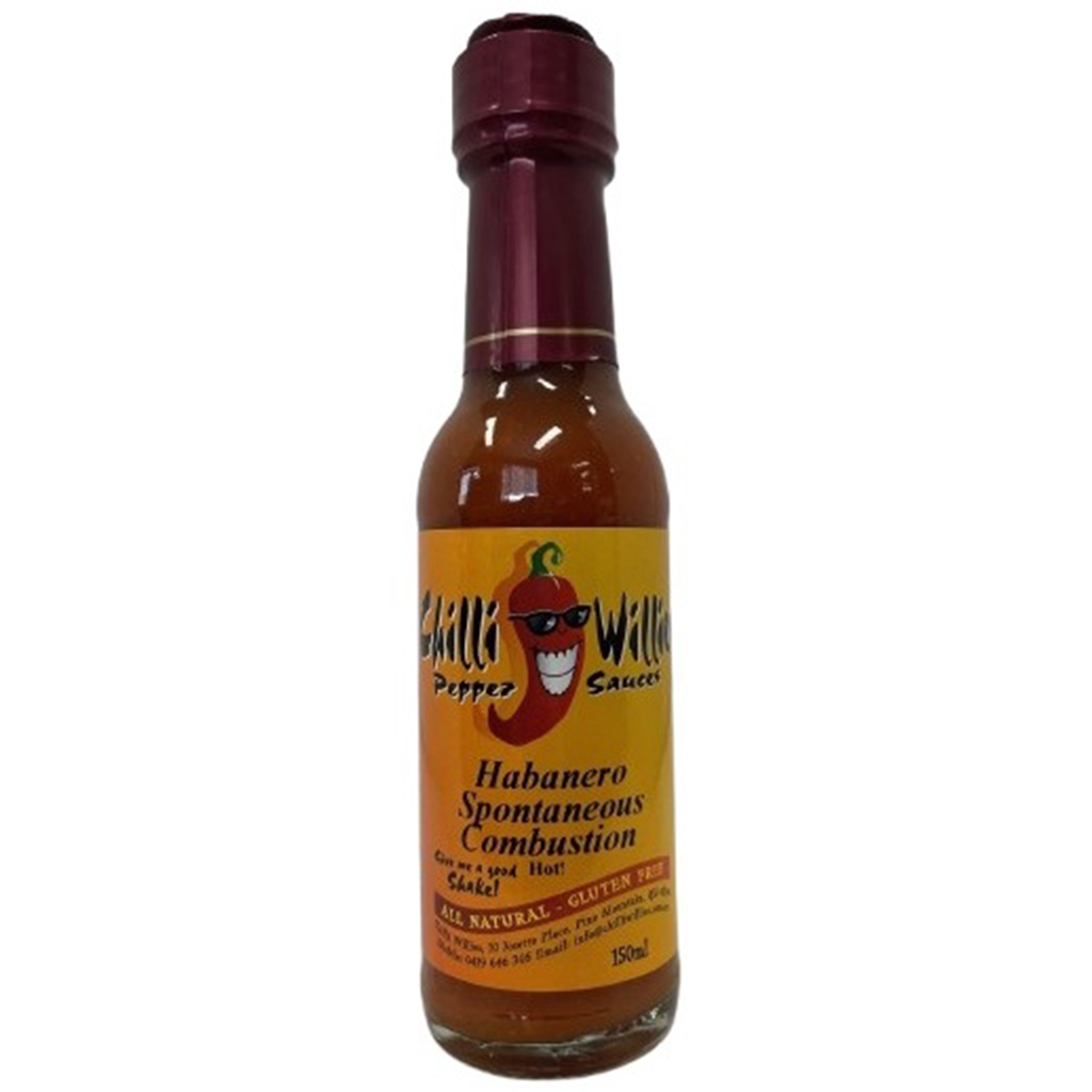 Chilli Willies - Pepper Sauce - Habanero Spontaneous Combustion