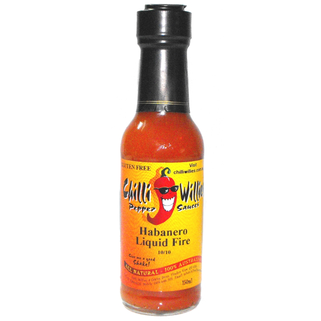 Chilli Willies - Pepper Sauce - Habanero Liquid Fire