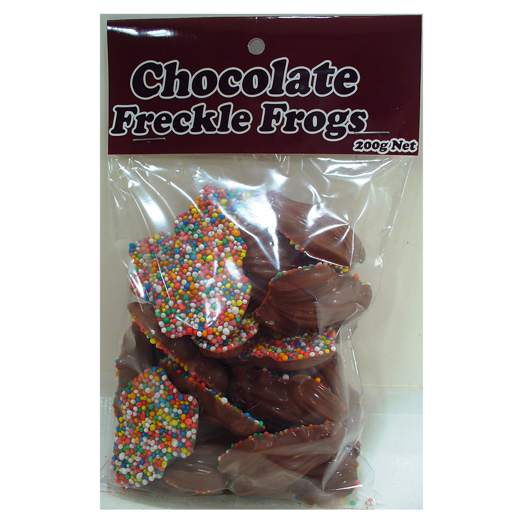 Choc Gallery - Hang Packs - Choc Freckle Frogs