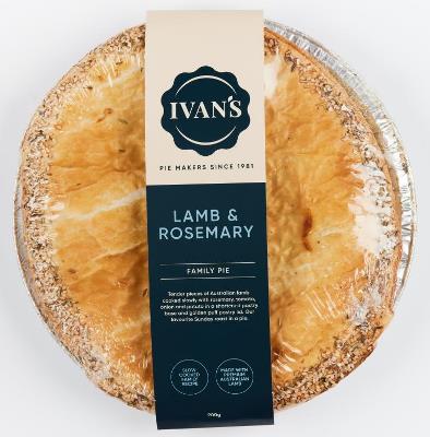 Ivans - Family Pies - Lamb & Rosemary