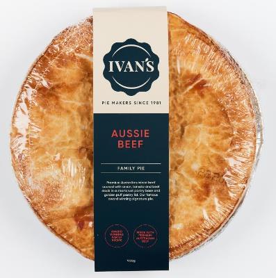 Ivans - Family Pies - Aussie Beef