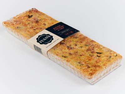 Ivans - Lrg Tarts - Bacon Cheese & Leek