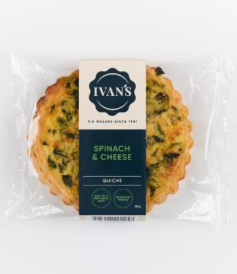 Ivans - IP Quiche - Spinach and Cheese