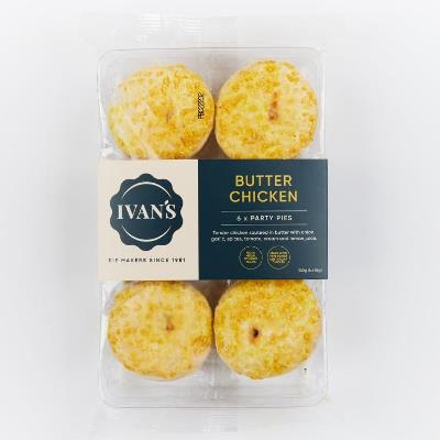 Ivans - Retail - Butter Chicken Party Pies