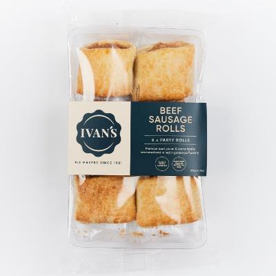 Ivans - Retail - Beef Mini Sausage Rolls