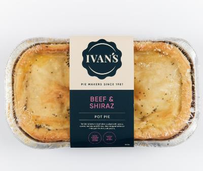 Ivans - Dinner for Two - Beef & Shiraz Pie