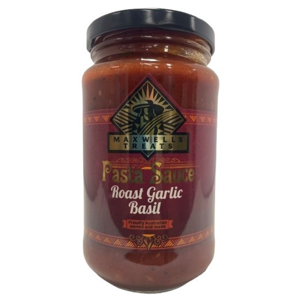 Maxwell Treats - Pasta Sauce - Roast Garlic Basil