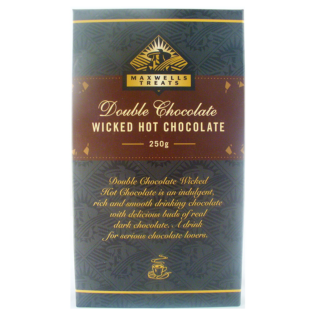 Maxwell Treats - Wicked Double Choc Hot Chocolates