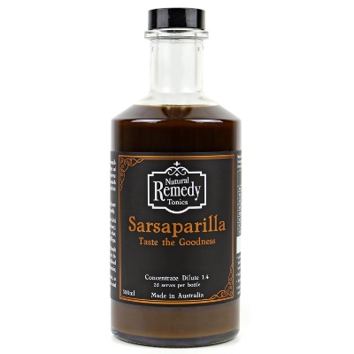 Natural Remedy - Sarsaparilla Tonic - Glass