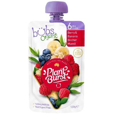 Bubs - Berry & Banana Bircher Muesli - Baby Food - Stage 2