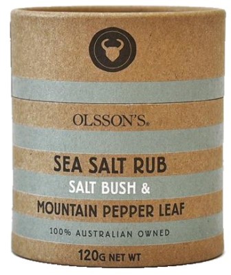 Olssons - Sea Salt Rubs - Saltbush Mountain Pepper - Kraft