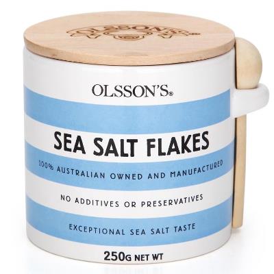Olssons - Stoneware Jar - Sea Salt Flakes