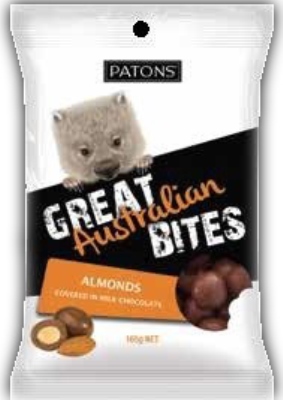 Patons - Bites - Milk Choc Almonds