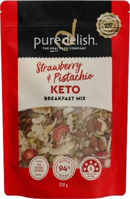 Pure Delish - Cereals - Strawberry Pistachio Keto Breakfast Mix