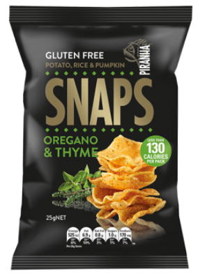 Piranha - Snaps - Sml Oregano & Thyme