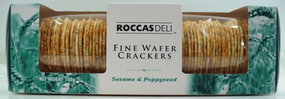Rocca's Deli - Wafer Crackers - Sesame & Poppy