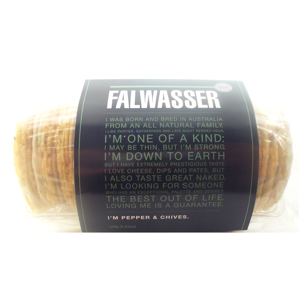 Falwasser - Crispbread - Pepper & Chives