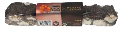 Melbourne Chocolate - Ginger Dark Rocky Road