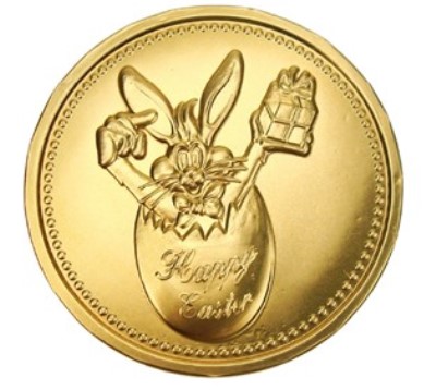Steenland - Easter - Gold Foil Medallion