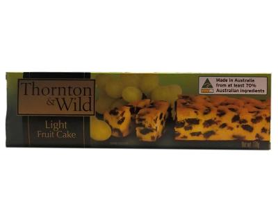 Thornton & Wild - Light Fruit Cake - Sml