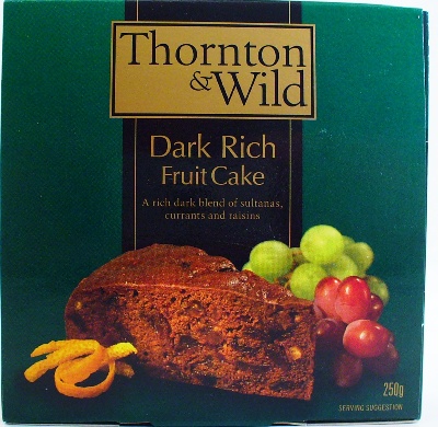 Thornton & Wild - Dark Rich Fruit Cake - Sml