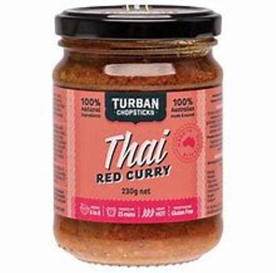 Turban Chopsticks - Curry Paste - Thai Red Hot