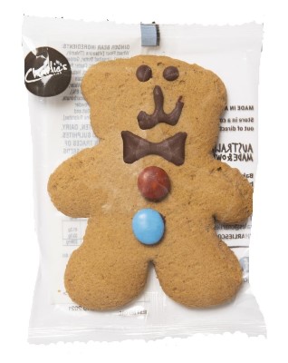 Charlies - Indv Wrapped Artisan - Ginger Bear - Dispenser