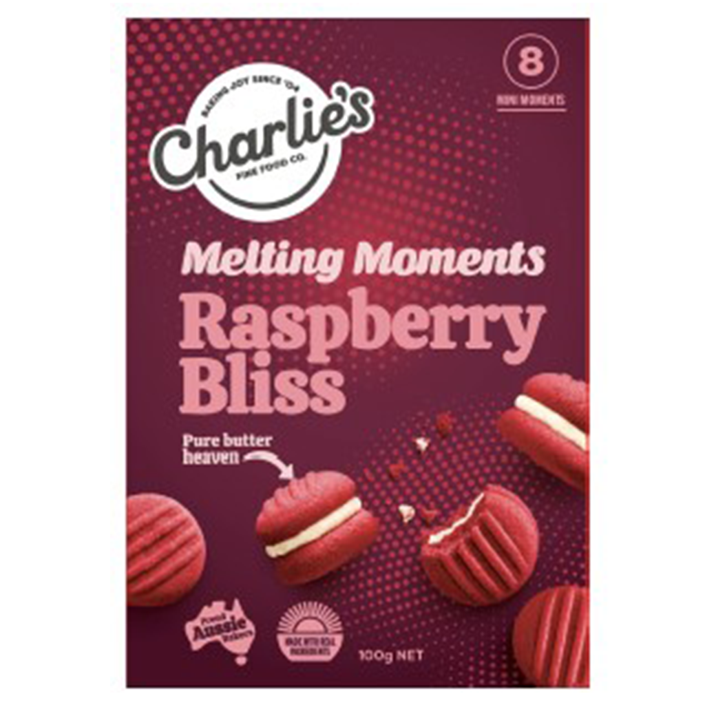 Charlies - Raspberry Bliss Mini Melting Moments