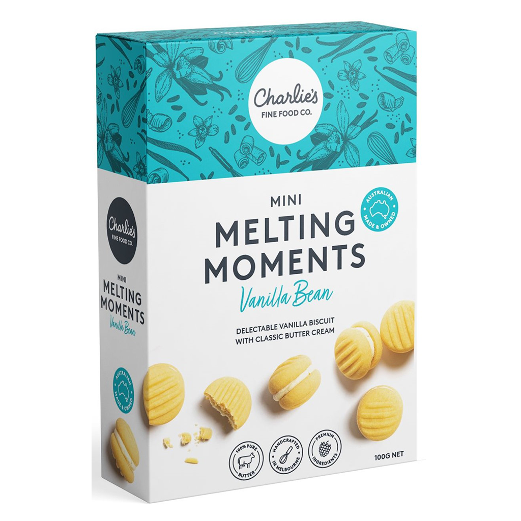 Charlies - Vanilla Bean Mini Melting Moments