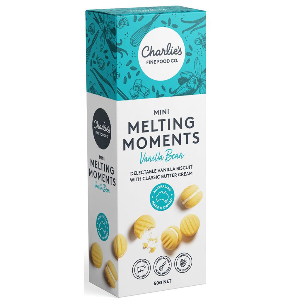 Charlies - Vanilla Bean Mini Melting Moments