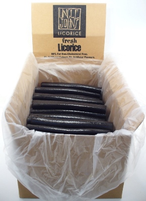 Uncle John's - Bulk Licorice - Display Carton (approx 70 pcs)