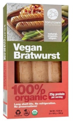 TofuTown - Org Bratwurst Sausages