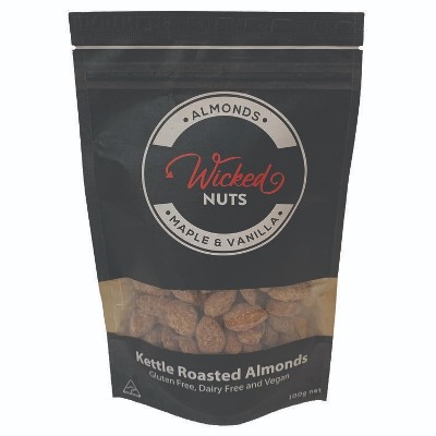 Wicked Nuts - Pouch - Maple & Vanilla Almonds