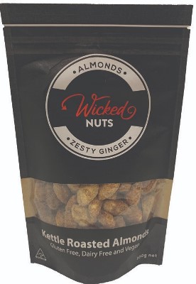 Wicked Nuts - Pouch - Zesty Ginger Almonds