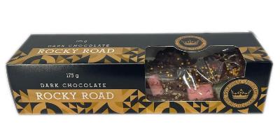Melbourne Chocolate - Black Gift Box - Dark Rocky Road