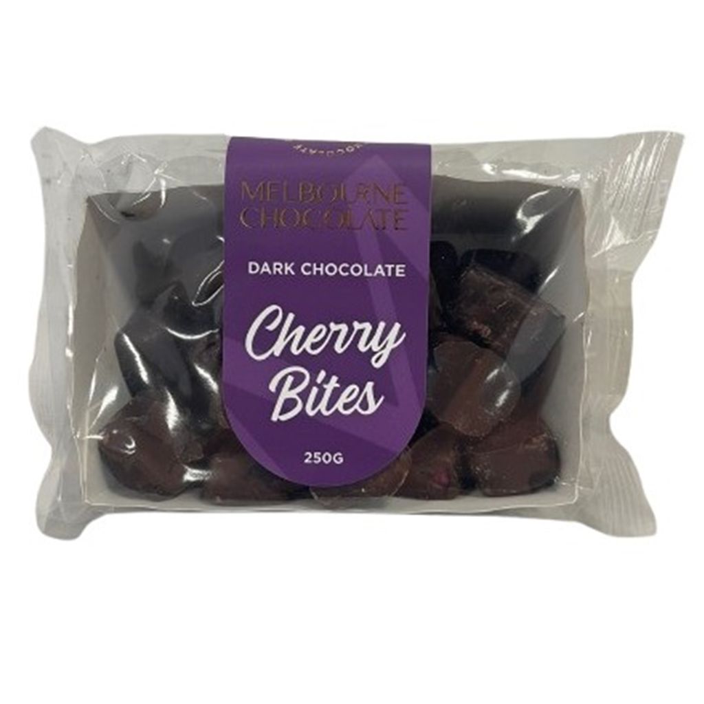 Melbourne Chocolate - Retail - Dark Choc Cherry Bites Tub