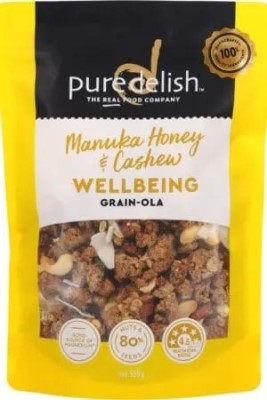 Pure Delish - Cereals - Manuka Honey & Cashew Wellbeing Grainola
