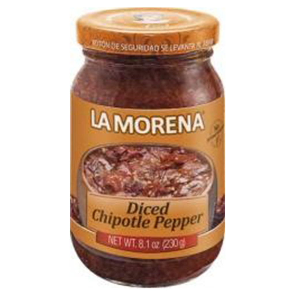 La Morena - Jar - Preserved Vegetables - Diced Chipotle Peppers