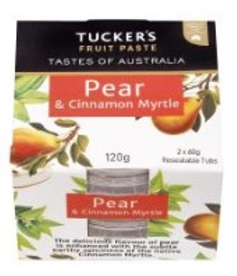Tuckers - Fruit Paste - Pear & Cinnamon Myrtle