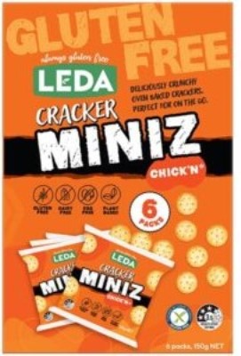 Leda - Crackers Miniz - Chicken - 6 Packs
