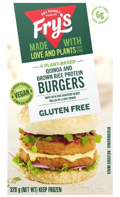 Frys - Meat Alternatives - Quinoa Burger
