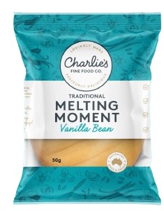 Charlies - Indv Wrapped - Artisan - Vanilla Bean Melting Moments
