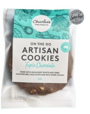 Charlies - Indv Wrapped - Artisan - Triple Choc Chip