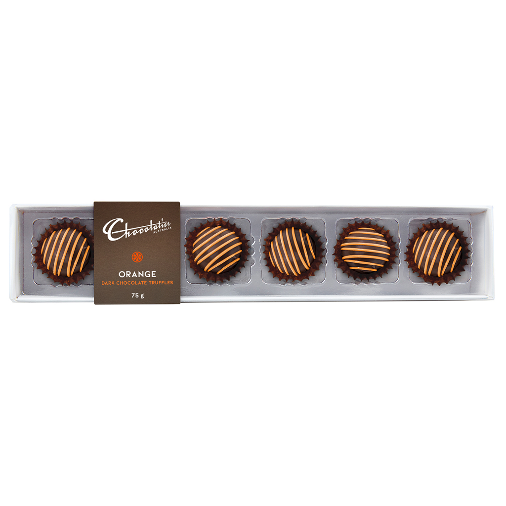 Chocolatier - Specialty Gifting - Dark Orange Truffles - 6 Pack